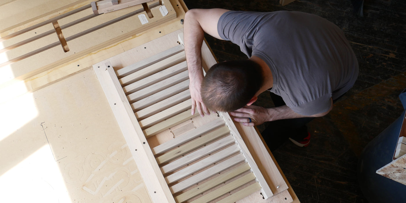 Overhead of woodworking